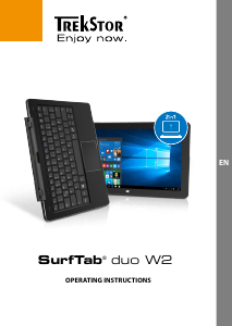 Manual TrekStor SurfTab duo W2 Tablet