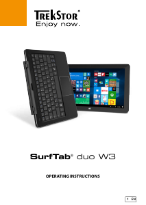 Handleiding TrekStor SurfTab duo W3 Tablet