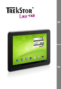 Bedienungsanleitung TrekStor Liro Tab Tablet