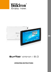 Manual TrekStor SurfTab xintron i 8.0 Tablet