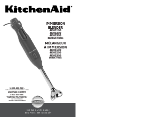 Manual KitchenAid 4KHB200 Hand Blender