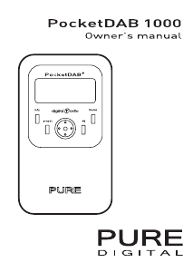 Manual Pure PocketDAB 1000 Radio