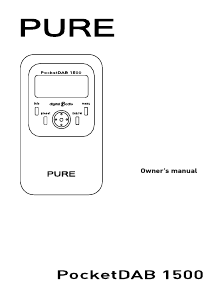 Manual Pure PocketDAB 1500 Radio