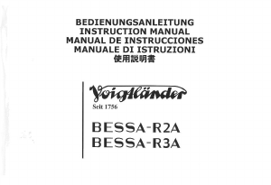 Manual Voigtländer Bessa R3A Camera