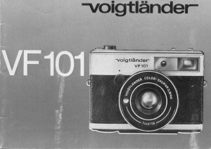 Bedienungsanleitung Voigtländer VF 101 Kamera