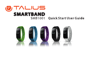 Manual Talius SMB1001 Smartband Activity Tracker