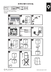 説明書 Qazqa 90080 Denmark ランプ