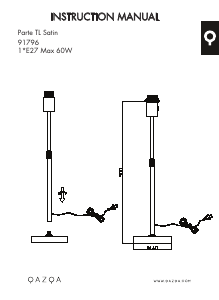 Kasutusjuhend Qazqa 93228 Parte Lamp