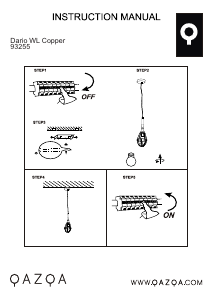 Kasutusjuhend Qazqa 93255 Dario Lamp