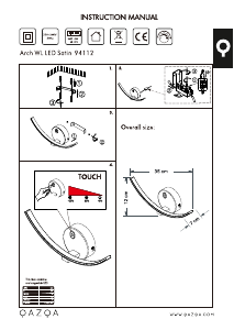 Manual de uso Qazqa 94112 Arch Lámpara