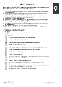 Manual de uso Qazqa 94817 Broca Lámpara