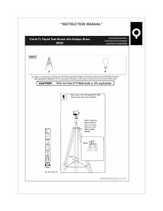 Mode d’emploi Qazqa 96520 Cortin Lampe