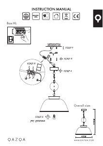 Kasutusjuhend Qazqa 96694 Bax Lamp