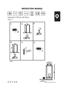 Mode d’emploi Qazqa 97211 Rotterdam Lampe