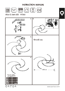 Kullanım kılavuzu Qazqa 97265 Alice Lamba