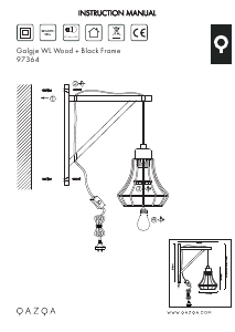 Kasutusjuhend Qazqa 97364 Galgje Lamp