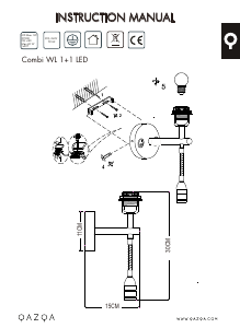 Mode d’emploi Qazqa 97569 Combi Lampe