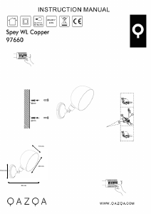 Brugsanvisning Qazqa 97660 Spey Lampe