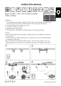 Mode d’emploi Qazqa 97852 Expert Lampe