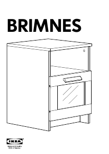 Instrukcja IKEA BRIMNES Stolik nocny