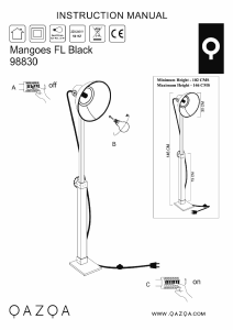 Kasutusjuhend Qazqa 98830 Mangoes Lamp