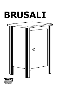 Manual IKEA BRUSALI Bedside Table