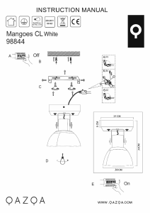 Kasutusjuhend Qazqa 98844 Mangoes Lamp