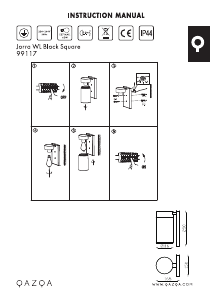 説明書 Qazqa 99117 Jarra ランプ