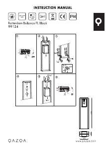 Manual de uso Qazqa 99124 Rotterdam Balanco Lámpara