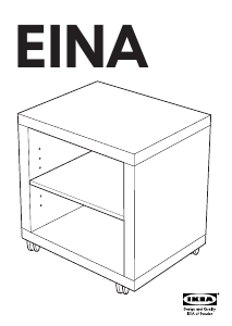 Manuál IKEA EINA Noční stolek