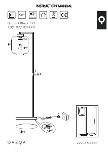 Hướng dẫn sử dụng Qazqa 102197 Qara Đèn