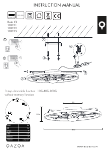 Kasutusjuhend Qazqa 102213 Bota Lamp