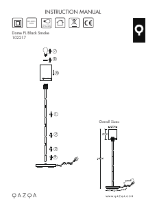 Kasutusjuhend Qazqa 102217 Dome Lamp