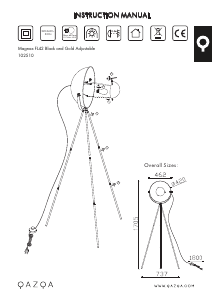 Kasutusjuhend Qazqa 102510 Magnax Lamp