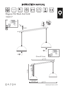 Kasutusjuhend Qazqa 102517 Magnax Lamp