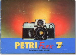 Manual Petri Flex 7 Camera