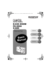 Manual Olympus X-600 Camedia Digital Camera