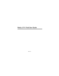 Manual de uso Nokia 3711 Fold Teléfono móvil