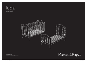 كتيب Mamas & Papas Lucia سرير أطفال