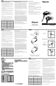 Manual de uso Klipsch Image S4 Auriculares
