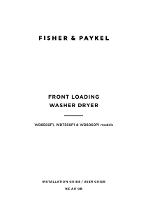 Manual Fisher and Paykel WD8060P1 Washing Machine