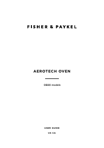 Manual Fisher and Paykel OB30DDEPX3_N Oven