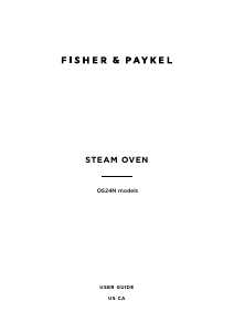 Manual Fisher and Paykel OS24NDB1 Oven