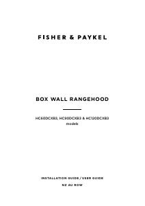 Manual Fisher and Paykel HC60DCXB3 Cooker Hood