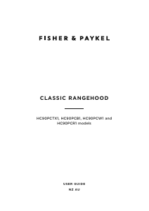 Handleiding Fisher and Paykel HC90PCR1 Afzuigkap