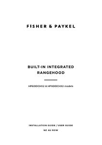 Handleiding Fisher and Paykel HP60IDCHX2 Afzuigkap