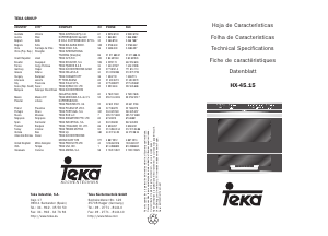 Manual de uso Teka HX 45.15 Horno