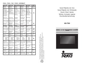 Bedienungsanleitung Teka HX 790 Backofen
