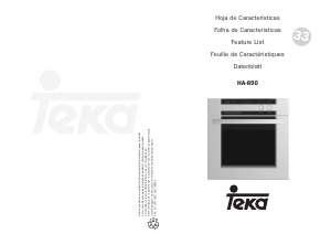 Manual de uso Teka HA 890 Horno