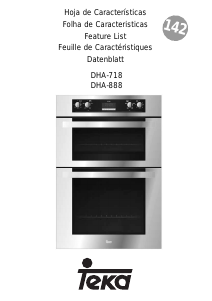 Manual Teka DHA-888 Oven